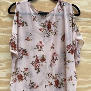 floral sheer spring blouse